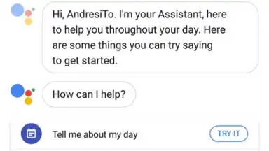 Capture d'écran de Google Assistant Go 4