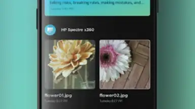 Capture d'écran de HP QuickDrop 1