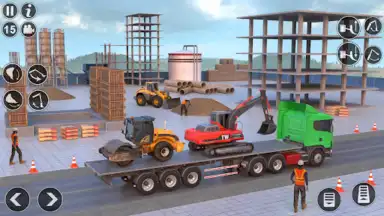 Capture d'écran de Road Construction Simulator 3D 1