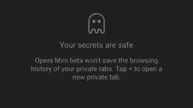 Capture d'écran de Opera Mini beta 5