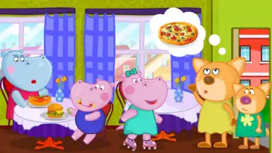 Capture d'écran de Kids Cafe with Hippo 7