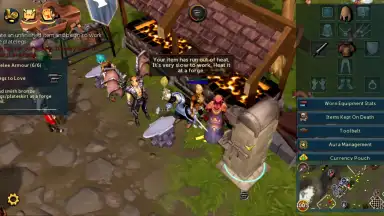 Capture d'écran de RuneScape 7