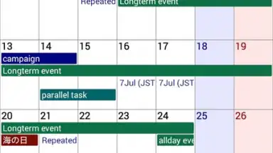 Capture d'écran de Calendar Pad 4