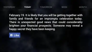 Capture d'écran de Daily Horoscope Free 1