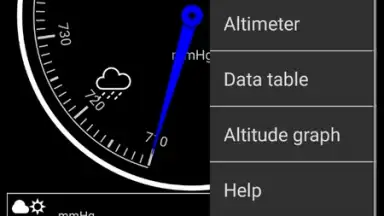Capture d'écran de mu Barometer 3