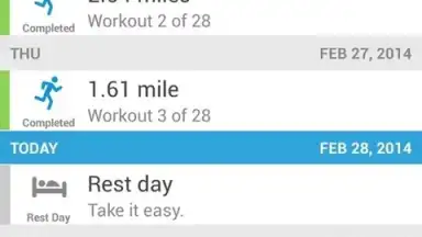 Capture d'écran de Runkeeper 6