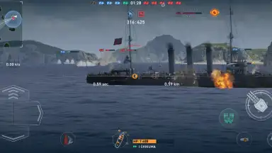 Capture d'écran de World of Warships Blitz 7