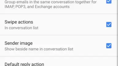 Capture d'écran de Gmail GO 5