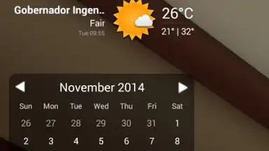 Capture d'écran de Month Calendar Widget 8