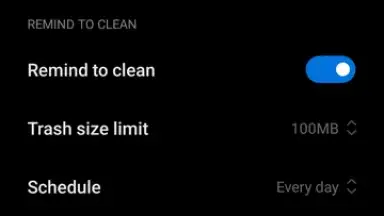 Capture d'écran de Xiaomi Cleaner 8