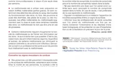 Capture d'écran de Application Prescrire 18