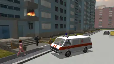 Capture d'écran de Ambulance Simulator 3D 3