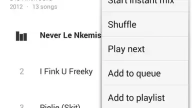 Capture d'écran de Google Play Music 1
