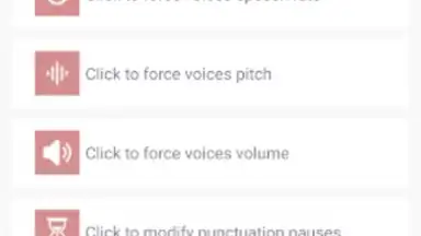 Capture d'écran de Acapela TTS Voices 5