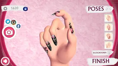 Capture d'écran de Cute Nail Art Designs Game 3D 7