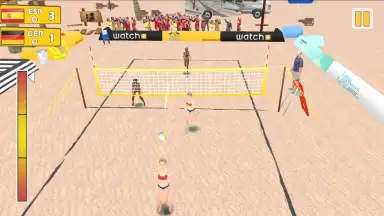 Capture d'écran de Volleyball: Spike Master 2