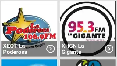 Capture d'écran de Mexico Radio 2