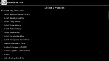 Capture d'écran de Bible Offline KJV with Audio 8