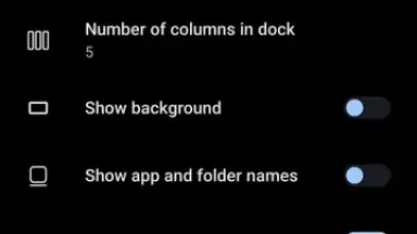 Capture d'écran de Microsoft Launcher 7