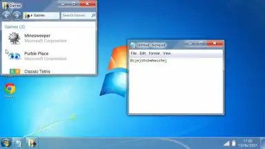 Capture d'écran de Win7 Simu 8