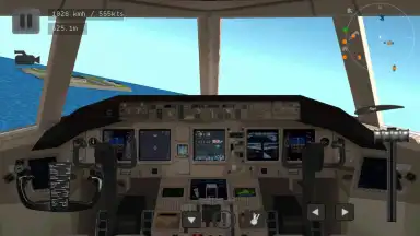 Capture d'écran de Flight Simulator 7