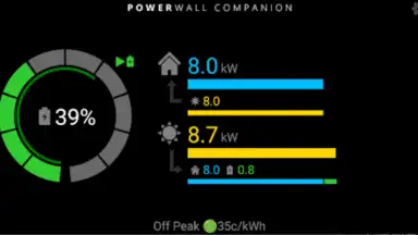 Capture d'écran de Powerwall Companion 14