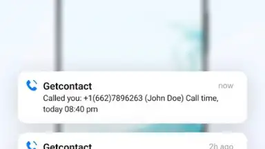 Capture d'écran de GetContact 5