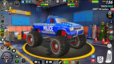 Capture d'écran de Police Monster Truck Car Games 3