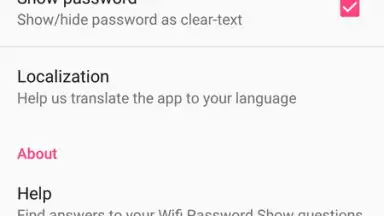 Capture d'écran de WiFi Password Show 5