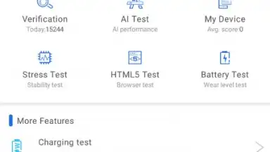 Capture d'écran de AnTuTu Benchmark 16