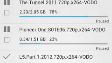 Capture d'écran de aTorrent - Torrent Downloader 1