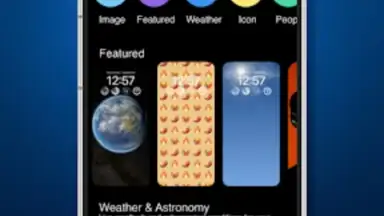 Capture d'écran de Lock Screen iOS 16 6