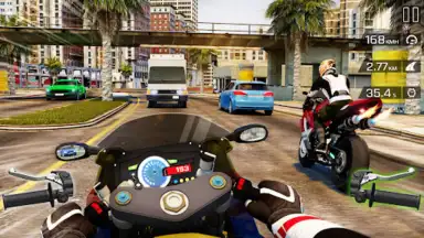 Capture d'écran de Highway Bike Riding Simulator 4