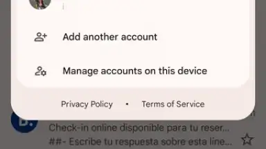 Capture d'écran de Gmail 4