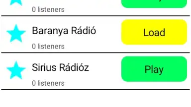 Capture d'écran de Hungarian Radio Online 4