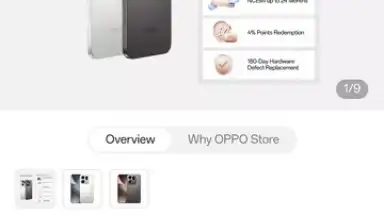 Capture d'écran de OPPO Store 11
