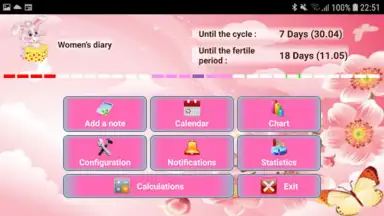 Capture d'écran de Women’s diary 14