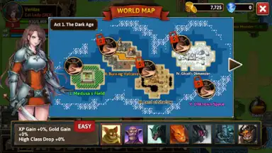 Capture d'écran de The Dark RPG: 2D Pixel Game 7