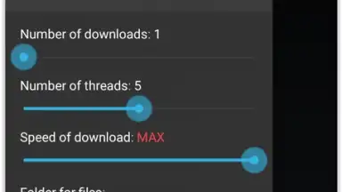 Capture d'écran de Fast Downloader 7