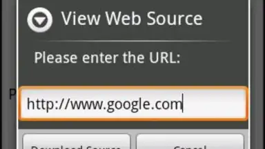 Capture d'écran de View Web Source 2