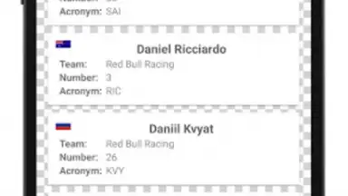 Capture d'écran de Formula Race Calendar 4