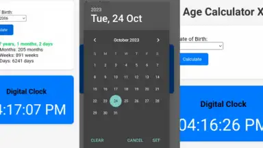 Capture d'écran de Age Calculator X 1