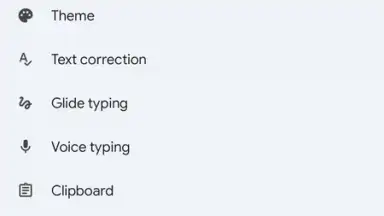 Capture d'écran de Gboard 2