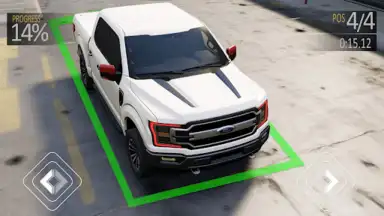 Capture d'écran de Offroad Prado Parking Car Game 4