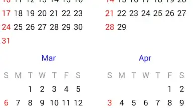 Capture d'écran de SG Calendar 4