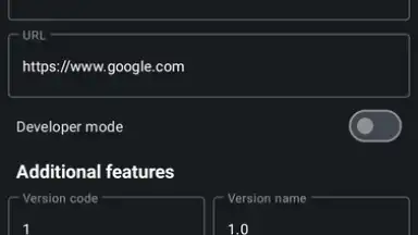 Capture d'écran de Website to App Converter 1