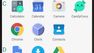 Capture d'écran de M Launcher 7