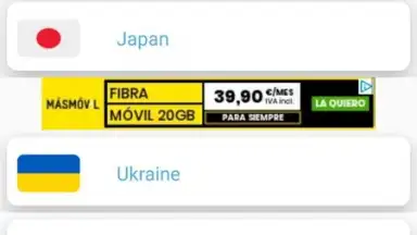 Capture d'écran de Perfect VPN 7