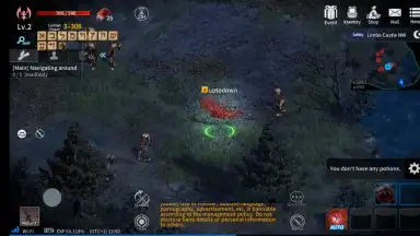 Capture d'écran de Dark Eden M on WEMIX 12