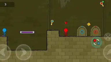 Capture d'écran de Red and Blue Stickman 1